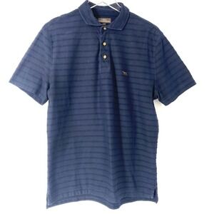 RODD & GUNN Navy Blue Golf Polo Shirt Short Sleeves Men's L 100% Cotton